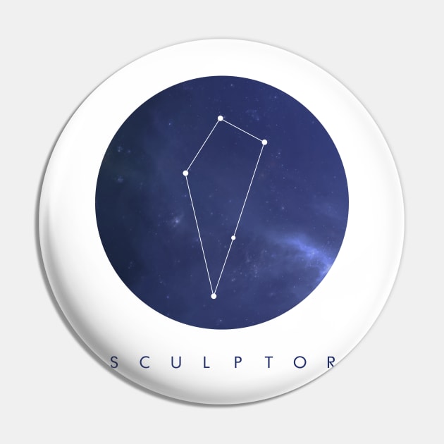 Sculptor Constellation Pin by clothespin