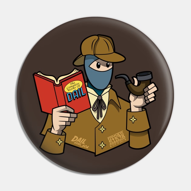 Detective Ninja Pin by urban_ninja