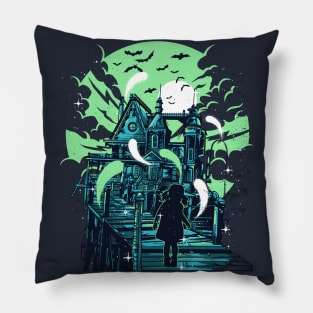 Haunted Girl Pillow