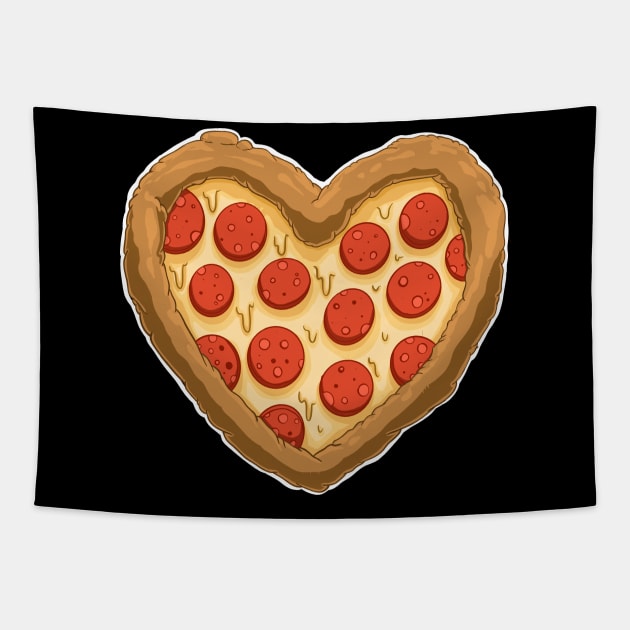 Pizza Love Tapestry by Tabryant