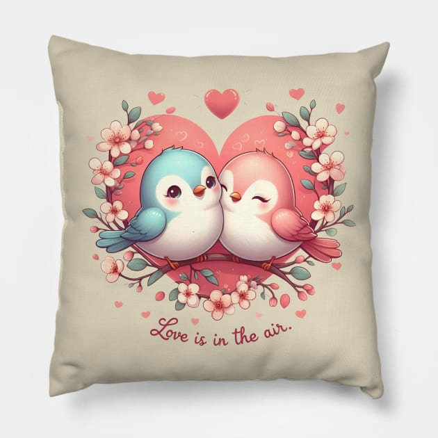 Love is in the air Pillow by FinerDesigner