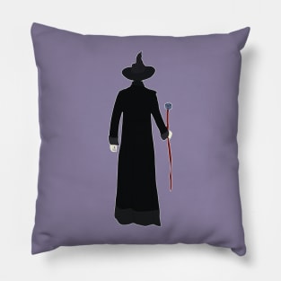 A Warlock with his Magic Wand Pillow