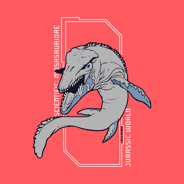 Mosasaurus by Mercado Graphic Design