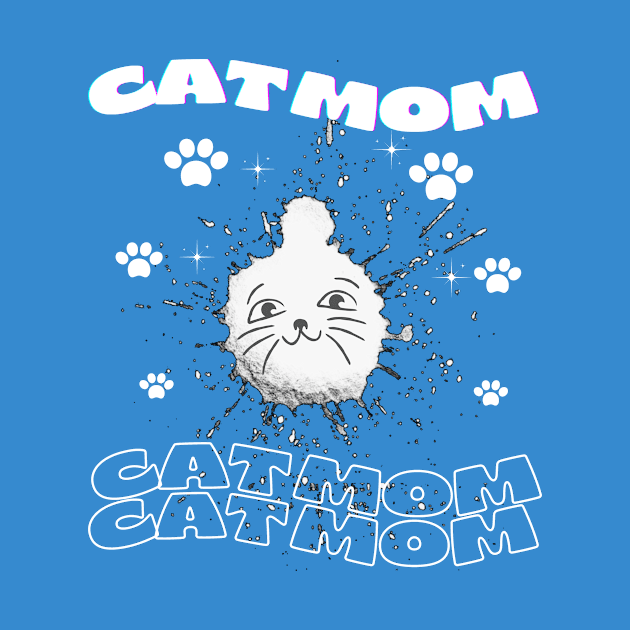 Cat Mom, Cat Lover, Gift for Mom, Cute Cat Mom Shirt by Mr.Dom store