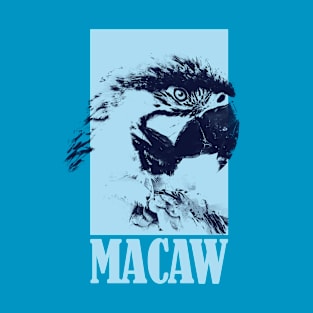 Modern Exotic Macaw Parrot Bird Lover T-Shirt