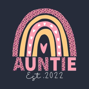 Auntie Est 2022 Pregnancy Announcement T-Shirt