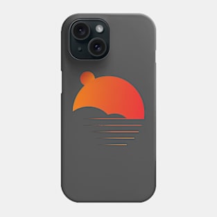 Minimalist solar horizon Phone Case