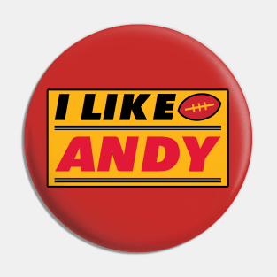 Big Red Andy is Chief! Pin