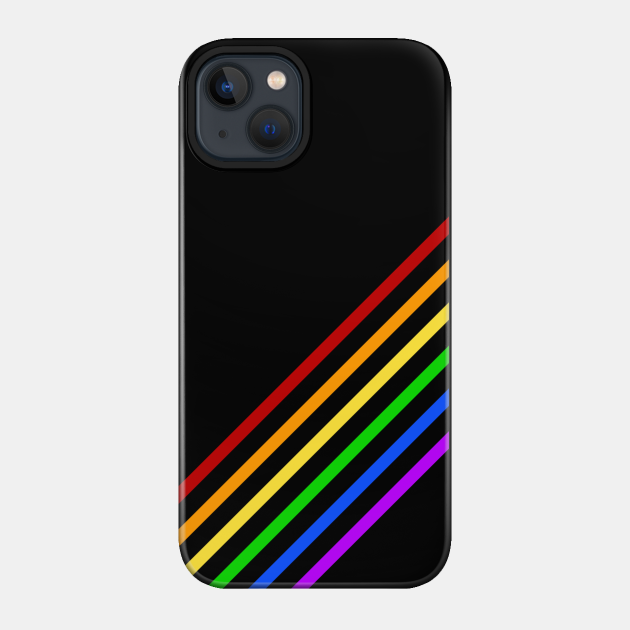 Rainbow Stripes - Rainbow - Phone Case