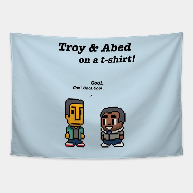 Troy and Abed · Community · TV show Tapestry by Uwaki