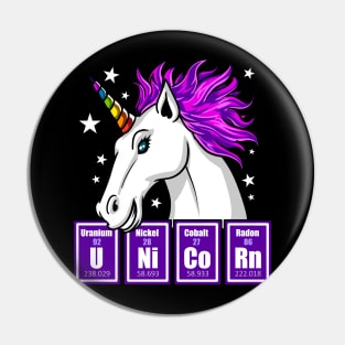 Unicorn Chemistry Pin