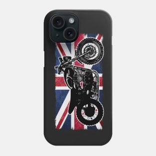 Triumph Custom Scrambler | British Flag | Muscle Bikes Scrambler Bikes Phone Case