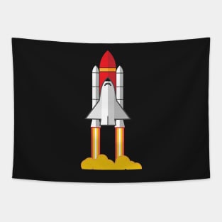 Rocket Space Shuttle Houston Tapestry