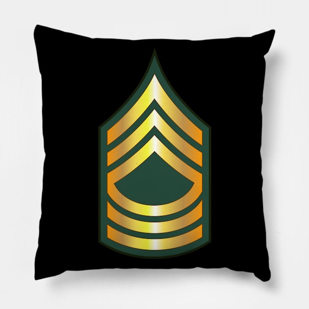 POCKET - Army - Master Sergeant - MSG wo Txt Pillow by twix123844