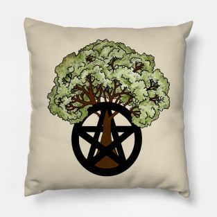 Pentacle Tree Pillow