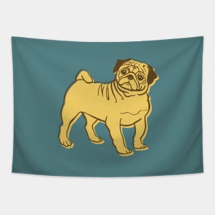 Pug Pillow Tapestry