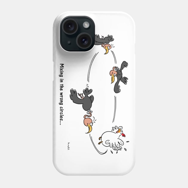 Mixing in the Wrong Circles Phone Case by mellish