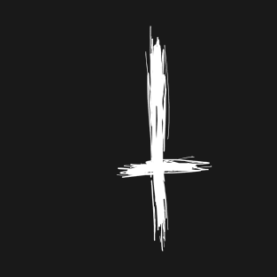 Dark and Gritty Inverted Cross T-Shirt