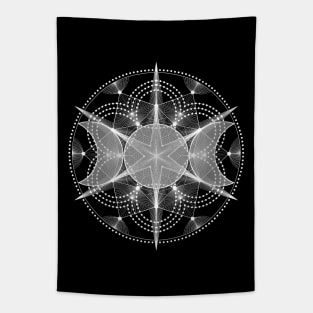 Divine Feminine Sacred Geometry Design Tapestry