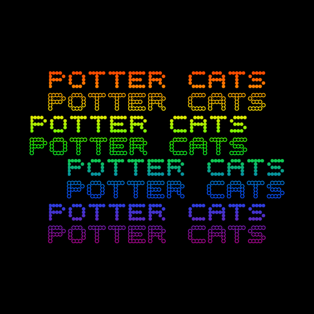 Potter cats rainbow by Dexter