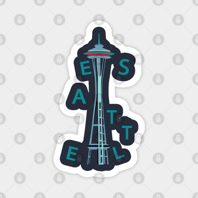 Seattle Space Needle Seattle Kraken Magnet Teepublic