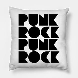 punk rock design Pillow