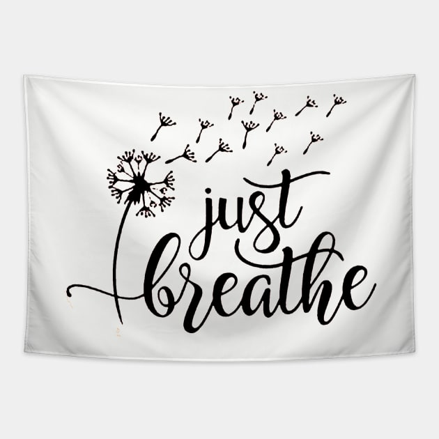 Just Breathe Tapestry by skgraphicart89