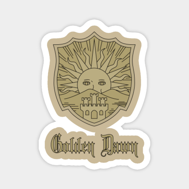 Golden Dawn Badge Black Clover Black Clover Anime Asta Golden Dawn Magnet Teepublic Official english account for black clover! golden dawn badge black clover