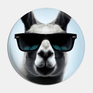 Llama with Sunglasses Pin