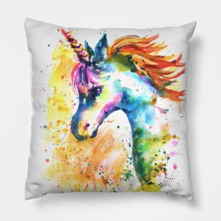 Rainbow Unicorn Splash Pillow