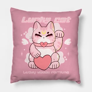 Lucky Cat kawaii Pillow