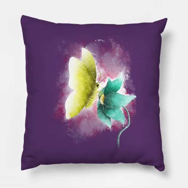 Magic flower Pillow by Enidrea