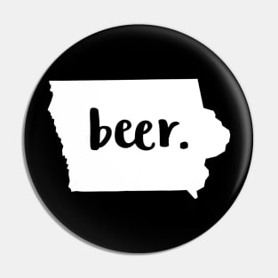 Iowa Local Beer Drinker Shirt  Drink IA Craft Brew Gift Pin