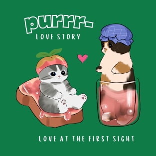 Purrr- Love Story white vers. T-Shirt