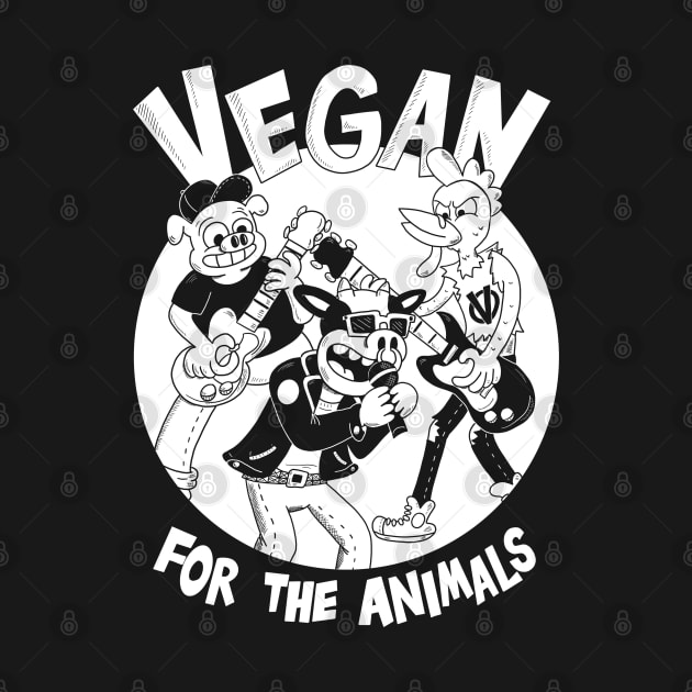 Vegan For the Animals by Super Cool and Stuff