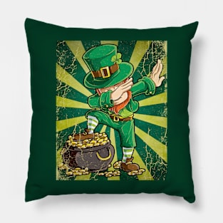 St. Patricks Gold Dabbing Pillow