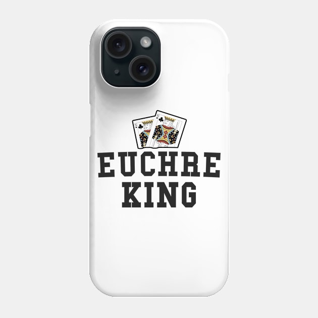 Funny Euchre Shirt For Men Euchre King Grandfather Gift Phone Case by 14thFloorApparel