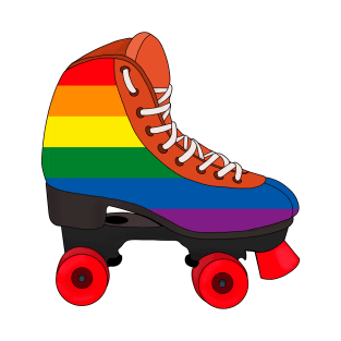 Roller Skating Rainbow T-Shirt