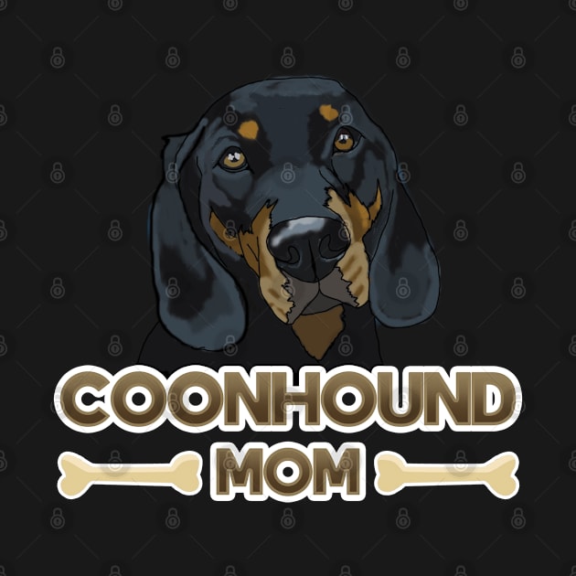 Coonhound - Coonhound Mom by Kudostees