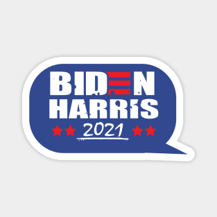 Biden Harris 2021 (chat bubble) Magnet