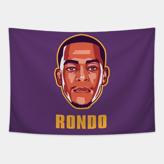 LAKERS RONDO Tapestry by origin illustrations