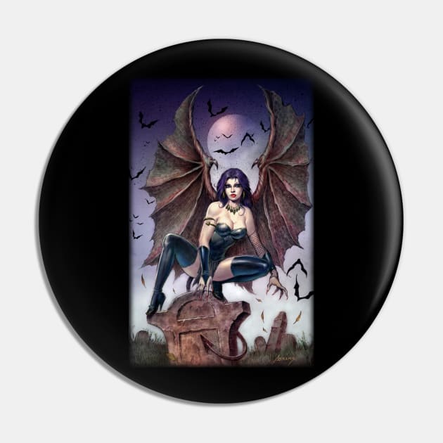 Succubus Demon Pin by Paul_Abrams