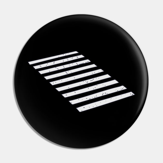 Crosswalk - Zebra Crossing - Cross the Road Pin by DeWinnes