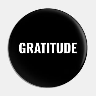 Gratitude with Square Pin