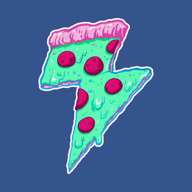 Thunder Neon Pizza by exeivier