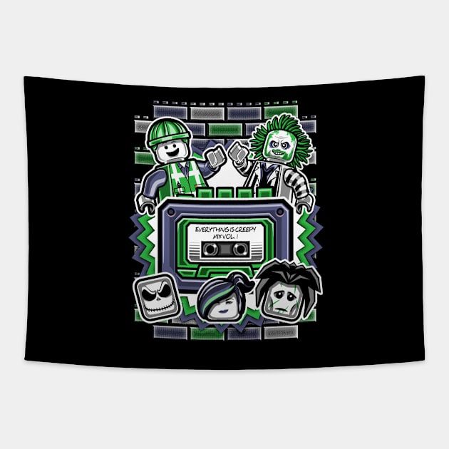 Everything is Creepy Mix Vol. 1 Tapestry by Punksthetic