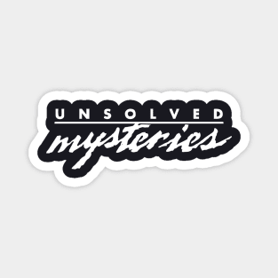 Unsolved Mysteries Magnet