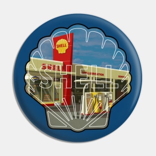 Gas station shell Pin