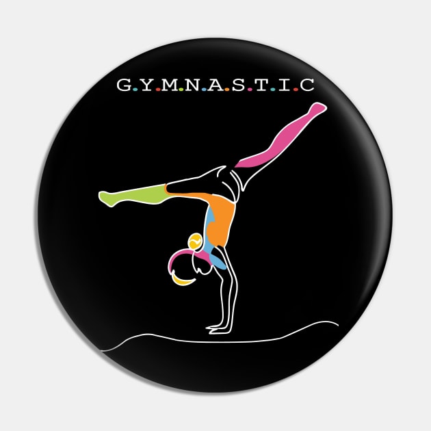 Gymnastic Sport Pin by Fashioned by You, Created by Me A.zed