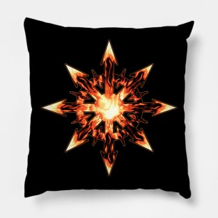 Chaos Wheel Fire Pillow